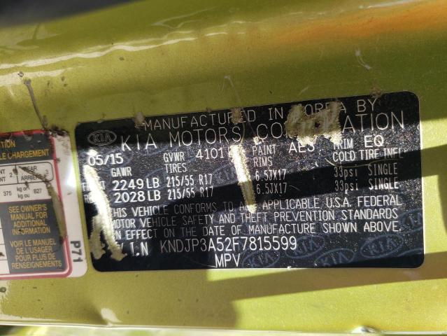 KNDJP3A52F7815599 KIA SOUL +