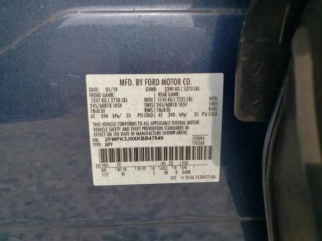 2FMPK3J9XKBB47849 2019 FORD EDGE - Image 13