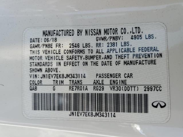 JN1EV7EK8JM343114 Infiniti Q60 Luxe 300