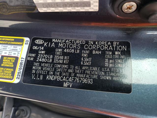KNDPBCAC4F7679693 KIA Sportage Lx