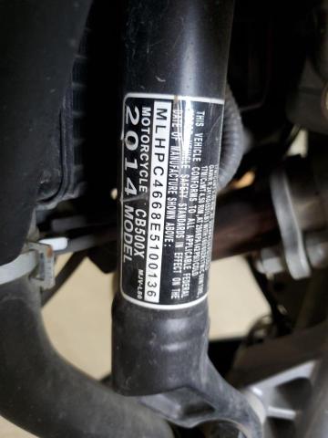 2014 HONDA CB500 X MLHPC4668E5100136