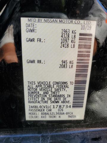 1N4BL4CV1LC178734 Nissan ALTIMA SR