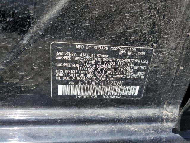 JF2GTAPC2L8224891 Subaru Crosstrek Premium