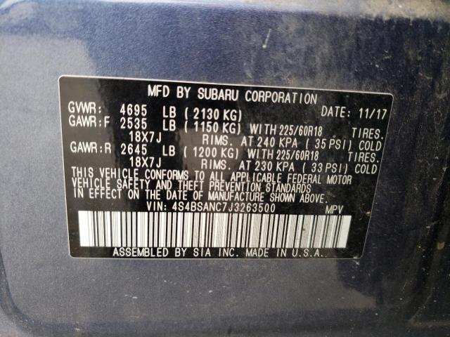 4S4BSANC7J3263500 Subaru Outback 2.5i Limited