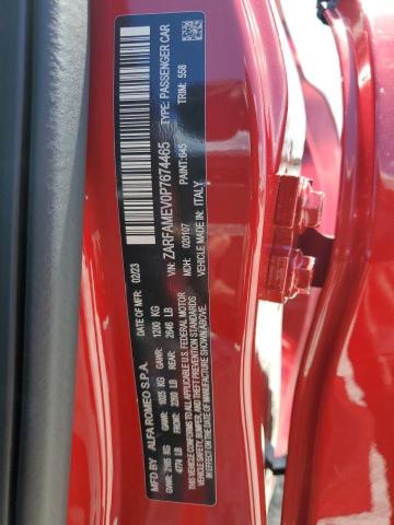 2023 ALFA ROMEO GIULIA QUA - ZARFAMEV0P7674465