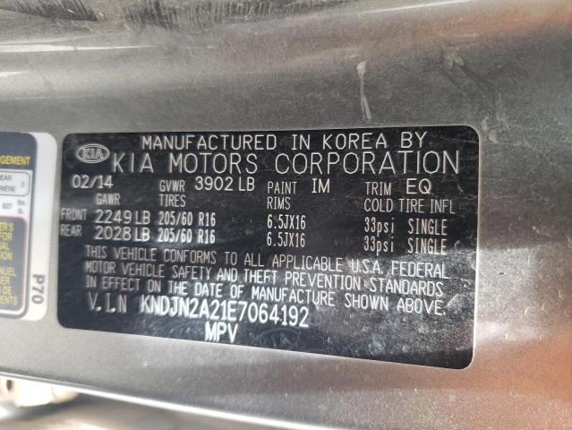 KNDJN2A21E7064192 KIA Soul