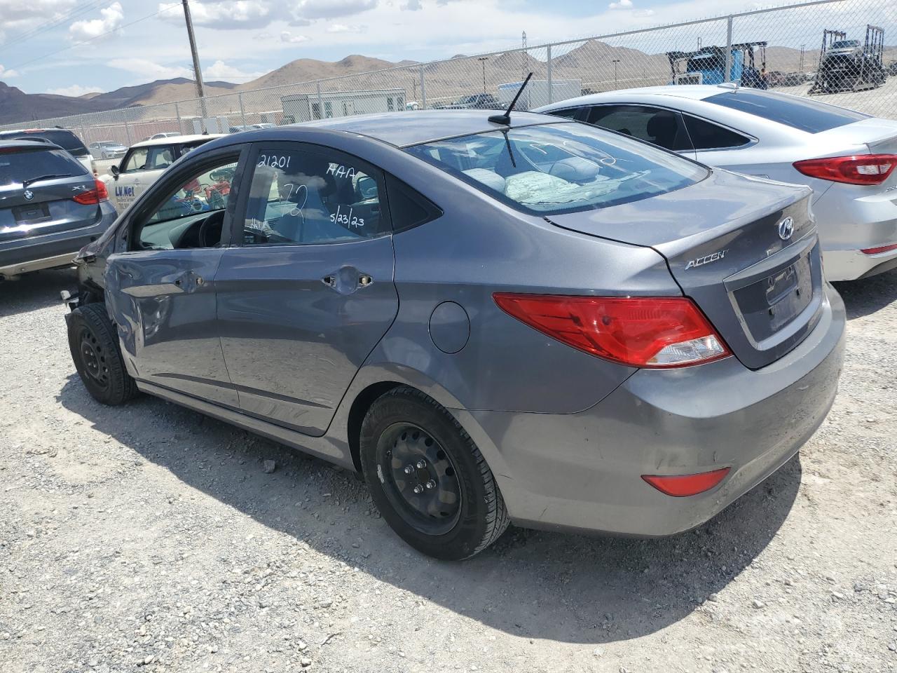 Lot #2053631618 2015 HYUNDAI ACCENT GLS