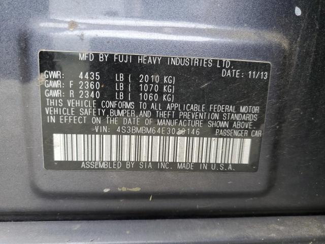 4S3BMBM64E3019146 Subaru Legacy 2.5i Limited