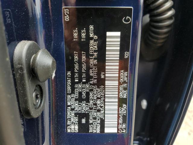 2023 TOYOTA 4RUNNER SE - JTENU5JR7P6145219