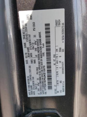 1FTEX1EP9JKE13070 Ford F150 Super Cab