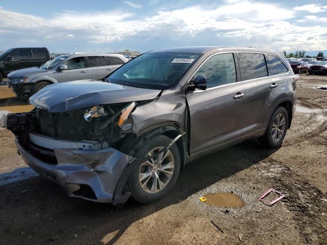 VIN 5TDBKRFH5ES036257 2014 Toyota Highlander, LE no.1