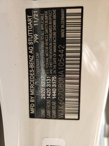 W1K6G7GB0NA105442 Mercedes-Benz S 580 4matic