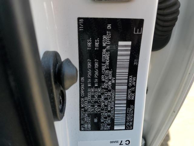 2019 TOYOTA 4RUNNER TR - JTEBU5JRXK5646607