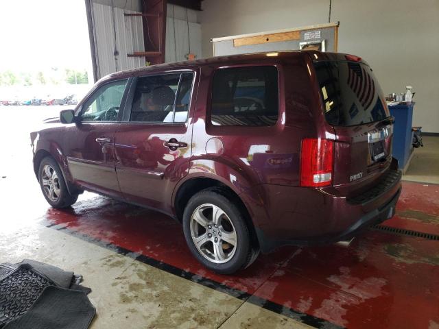 HONDA PILOT EX 2014 burgundy  gas 5FNYF4H46EB024537 photo #3