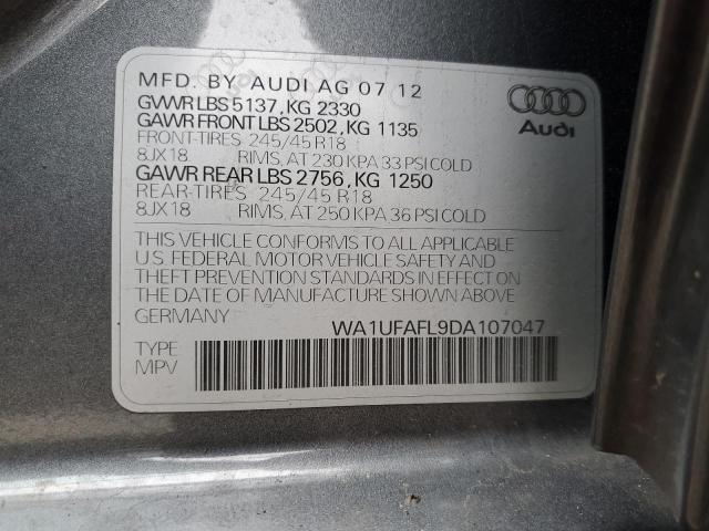 VIN WA1UFAFL9DA107047 2013 Audi A4, Premium Plus no.12