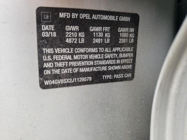 2018 BUICK REGAL TOUR W04GV8SX2J1129579