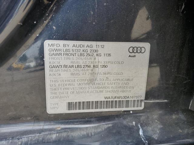 VIN WA1UFAFL0DA167377 2013 Audi A4, Premium Plus no.12