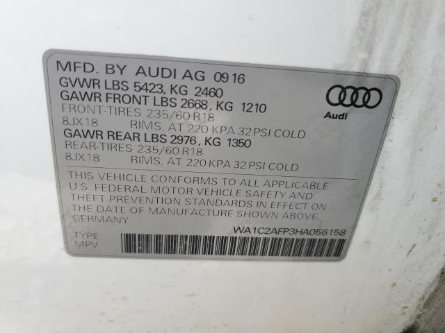 VIN WA1C2AFP3HA056158 2017 Audi Q5, Premium no.12