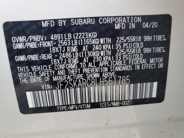 JF2SKARC8LH561785 Subaru Forester Sport