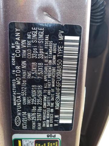 2015 HYUNDAI SANTA FE G - KM8SM4HF6FU094850