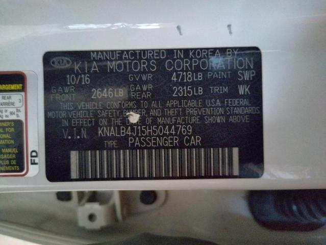 KNALB4J15H5044769 KIA Cadenza Premium
