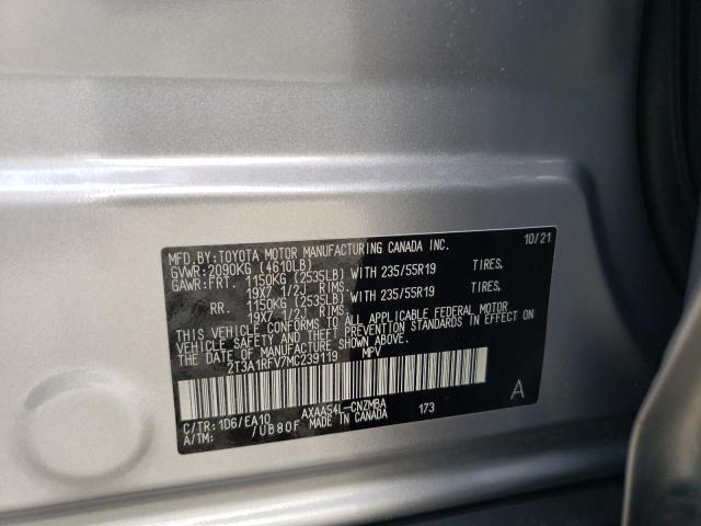 2T3A1RFV7MC239119 Toyota Rav4 Xle Premium