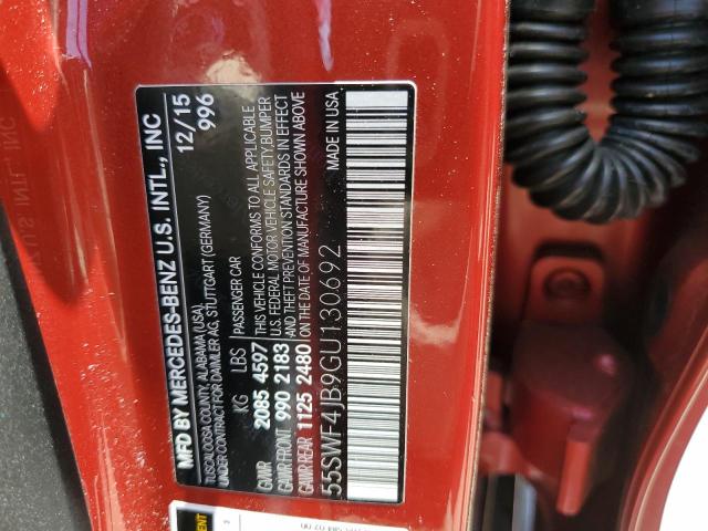 55SWF4JB9GU130692 Mercedes-Benz C 300