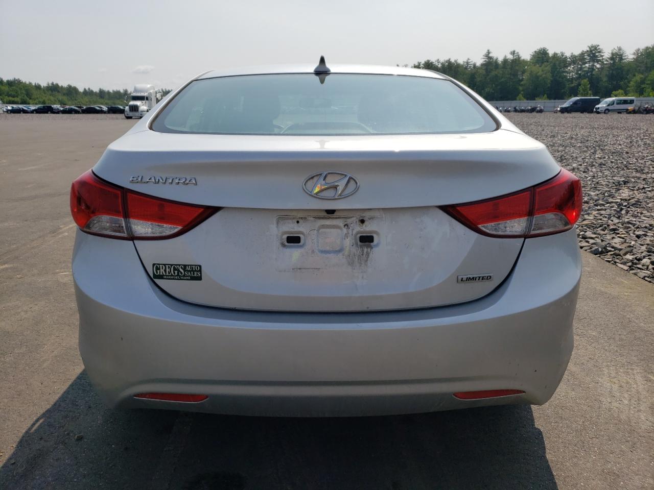 2013 Hyundai Elantra Gls vin: KMHDH4AE1DU970865