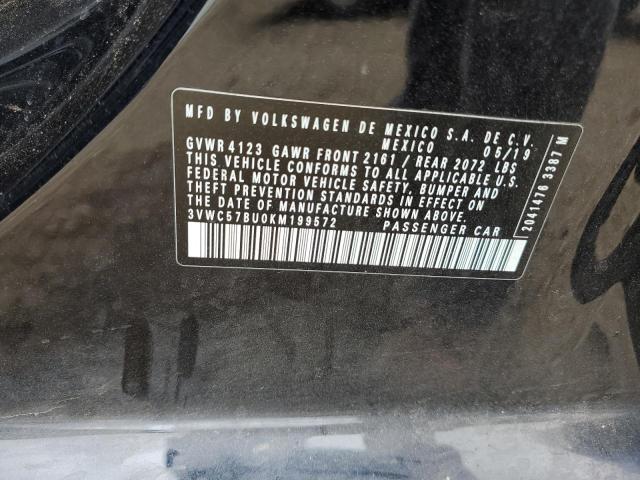 Volkswagen JETTA S 2019 3VWC57BU0KM199572 Image 12