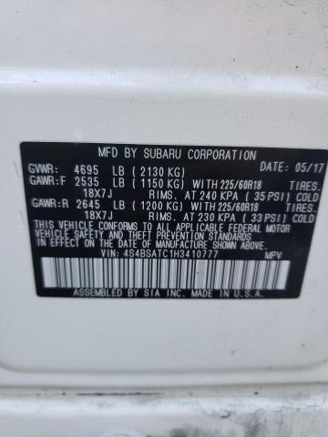 4S4BSATC1H3410777 Subaru Outback Touring