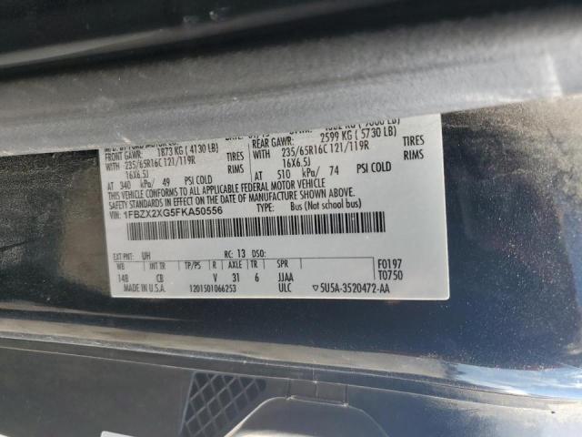 2015 FORD TRANSIT T- - 1FBZX2XG5FKA50556