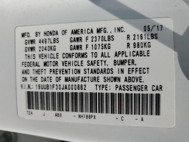 19UUB1F30JA000662 Acura TLX