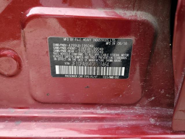 JF1GPAB64G8318464 Subaru Impreza Premium
