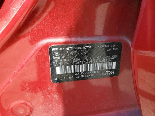 ML32A5HJ1HH004882 Mitsubishi Mirage Gt