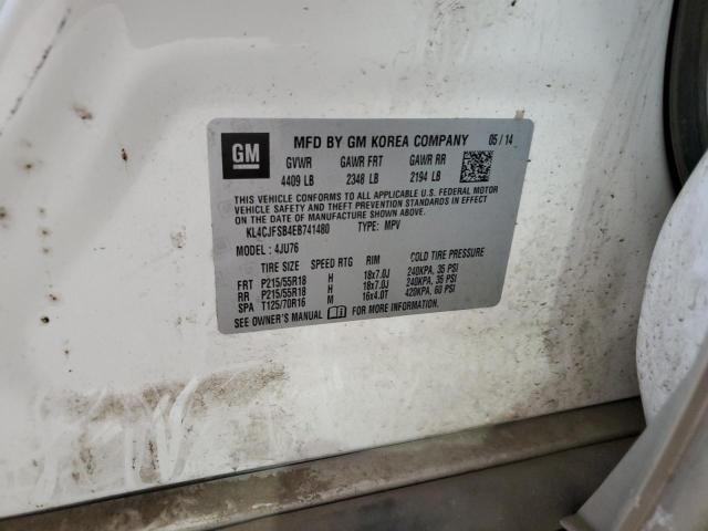 KL4CJFSB4EB741480 Buick Encore Convenience