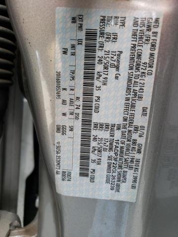 1FADP3F22GL263239 Ford FOCUS SE