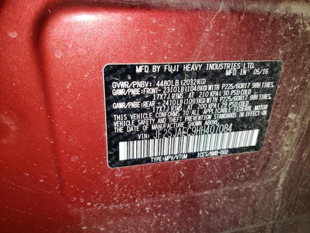JF2SJAEC9HH407084 Subaru Forester 2.5i Premium