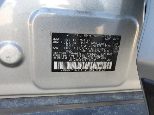 4S4BSEKC3H3351630 Subaru Outback 3.6r Limited