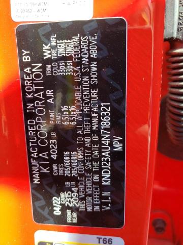 KNDJ23AU4N7186321 KIA SOUL LX