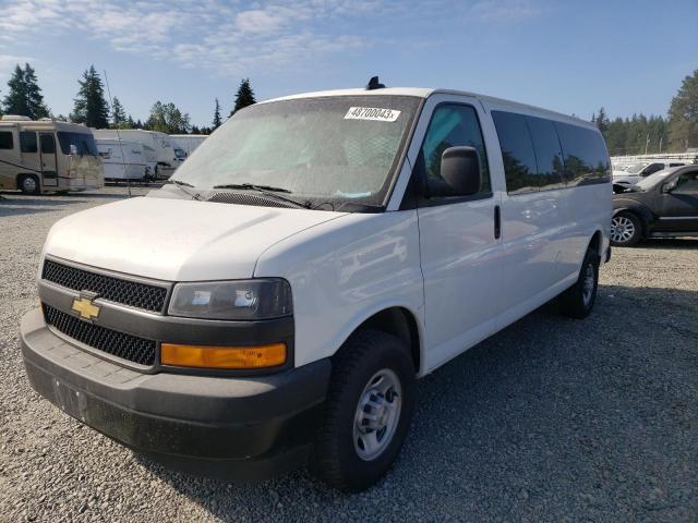 Salvage cars for sale from Copart Graham, WA: 2022 Chevrolet Express G3500 LS