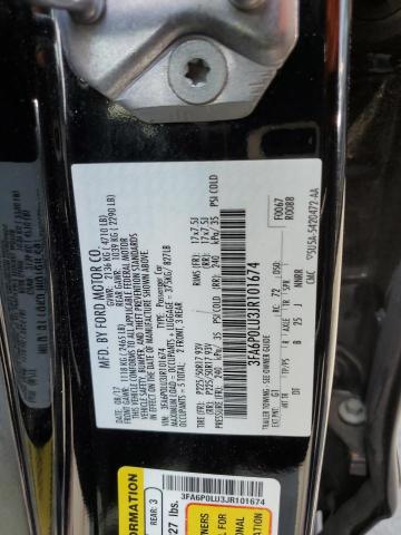 3FA6P0LU3JR101674 2018 FORD FUSION - Image 12