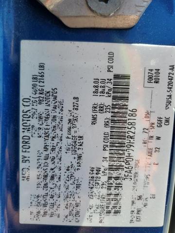 3FA6P0H99HR258186 Ford FUSION SE