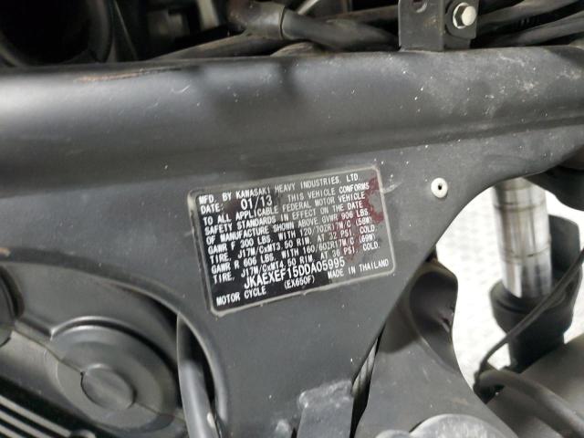 2013 KAWASAKI NINJA 650 - JKAEXEF15DDA05995