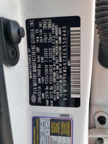 5XYKWDA79EG550440 KIA SORENTO SX