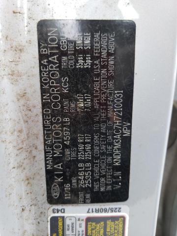 KNDPM3AC7H7210031 KIA Sportage Lx