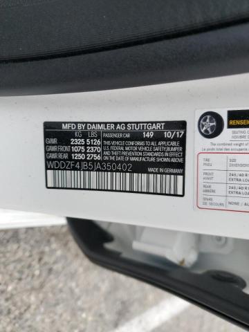 WDDZF4JB5JA350402 Mercedes-Benz E 300