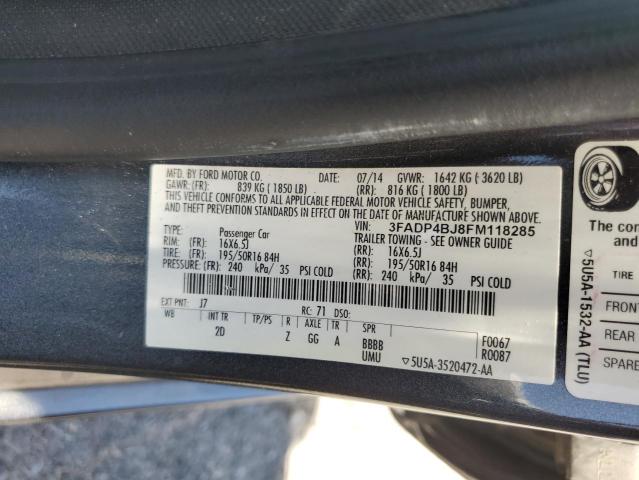 3FADP4BJ8FM118285 Ford FIESTA SE