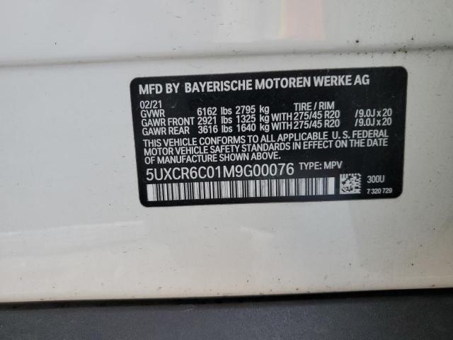 5UXCR6C01M9G00076 2021 BMW X5, photo no. 13