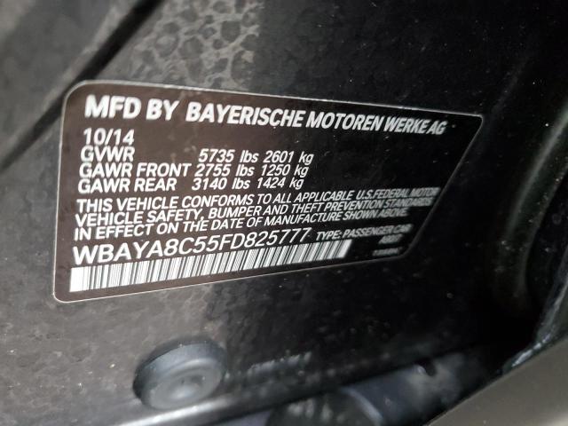 2015 BMW 750 I - WBAYA8C55FD825777