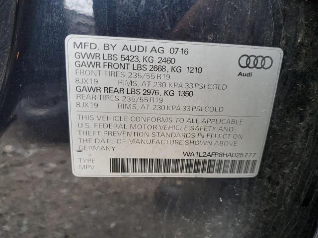 VIN WA1L2AFP8HA025777 2017 Audi Q5, Premium Plus no.13